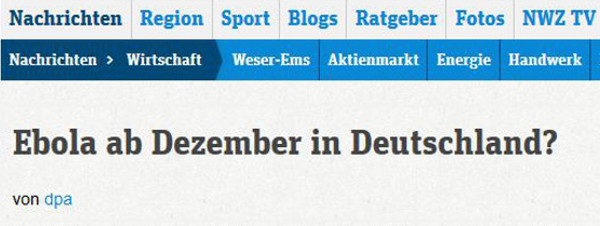 Screenshot NWZ Online 10.11.2014
